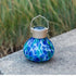 Allsop Tidal Blue Allsop Tea Lantern Hand Blown Glass Solar Lantern ASP-32462