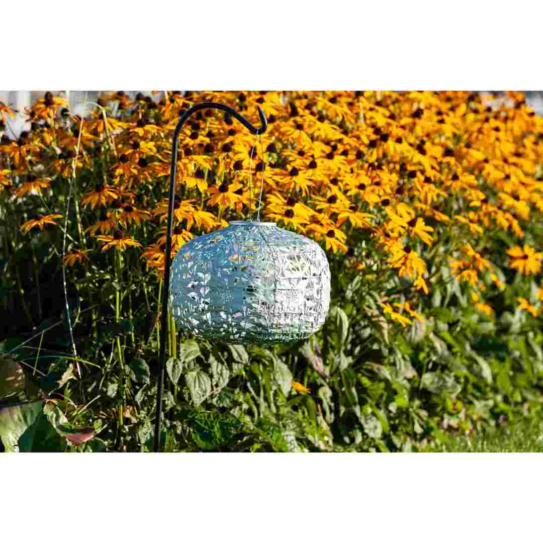 Allsop Sage Allsop Square Sunflower 11" x 7.25" Solar Lantern ASP-32531