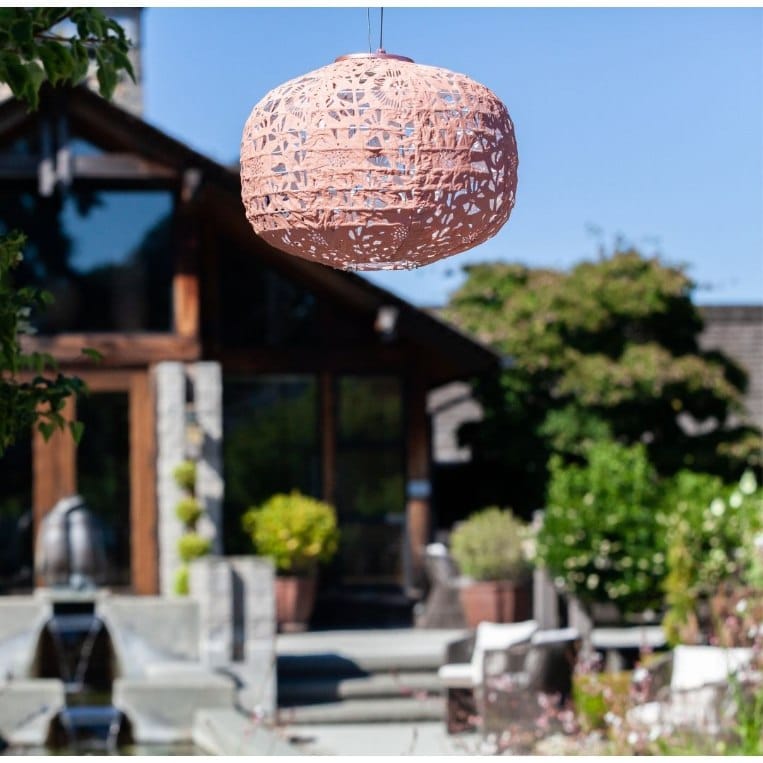 Allsop Clay Allsop Square Sunflower 11" x 7.25" Solar Lantern ASP-32532