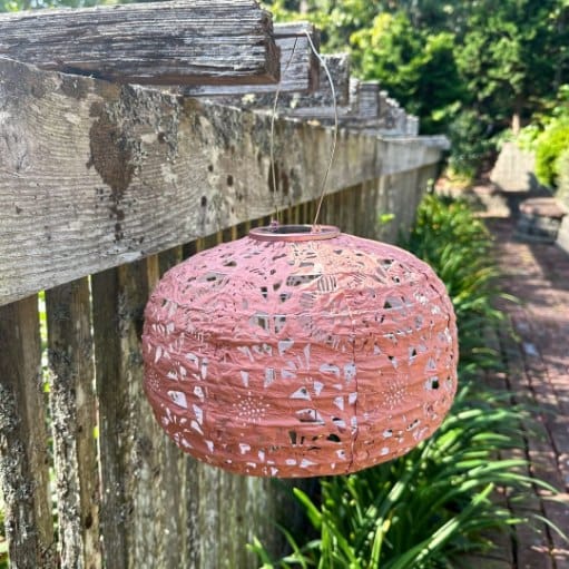 Allsop Clay Allsop Square Sunflower 11" x 7.25" Solar Lantern ASP-32532