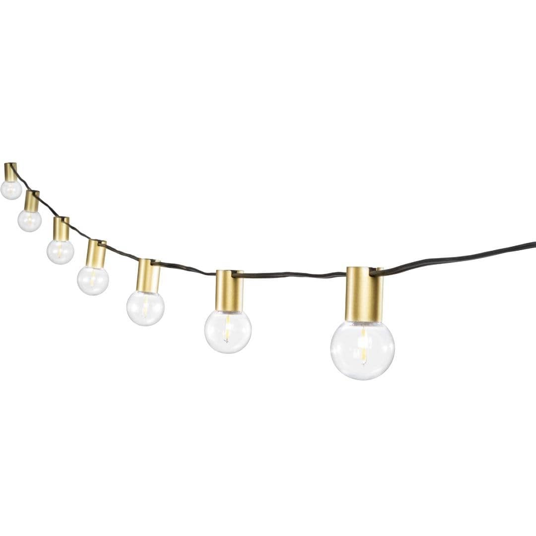 Gold Stylish Allsop G40 Outdoor Bistro String LED Lights