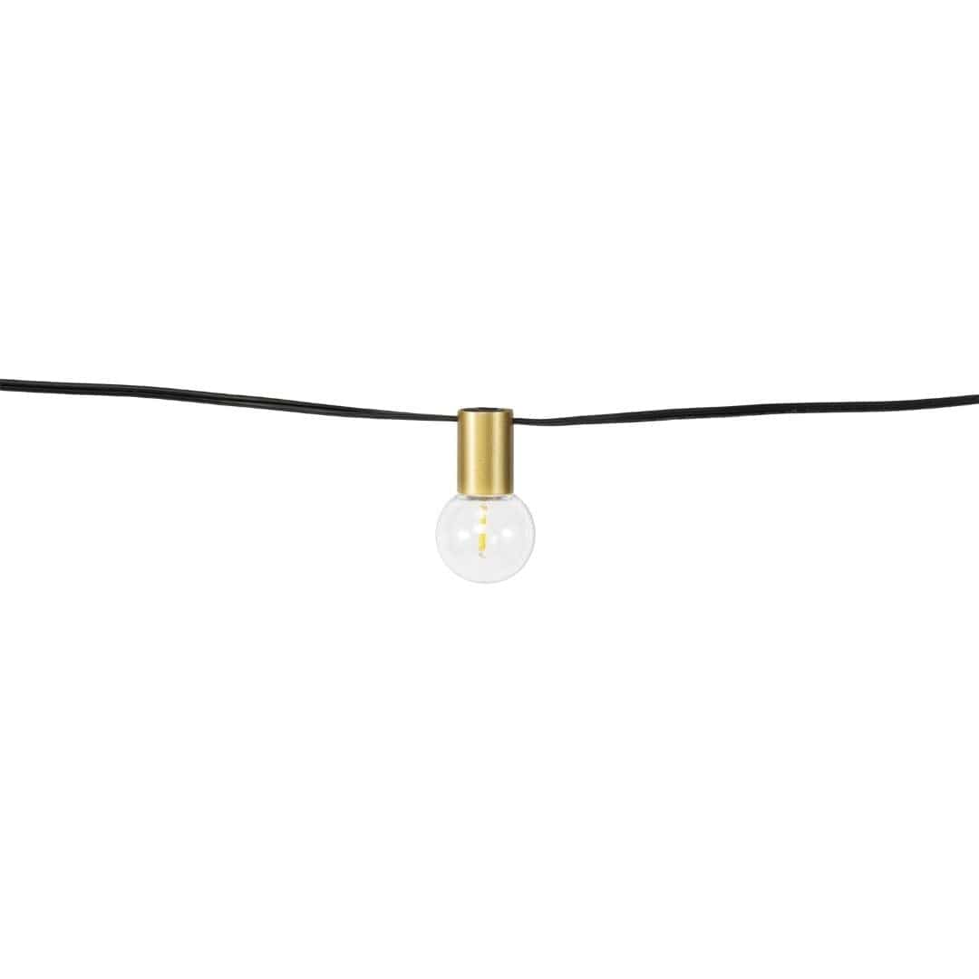 Allsop Gold Stylish Allsop G40 Outdoor Bistro String LED Lights ASP-32541