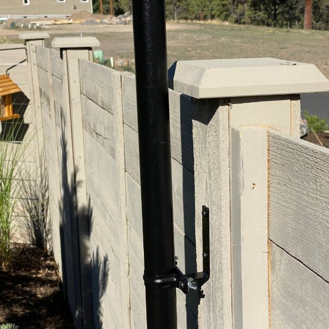 Allsop Allsop Universal Pole Stand with Mounting Plate and Brackets Versatile Lantern Support System ASP-32620