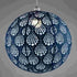 Allsop Marine Blue Allsop Dewdrop 18" Globe Soji Stella Nova Pendant Lamp ASP-32631