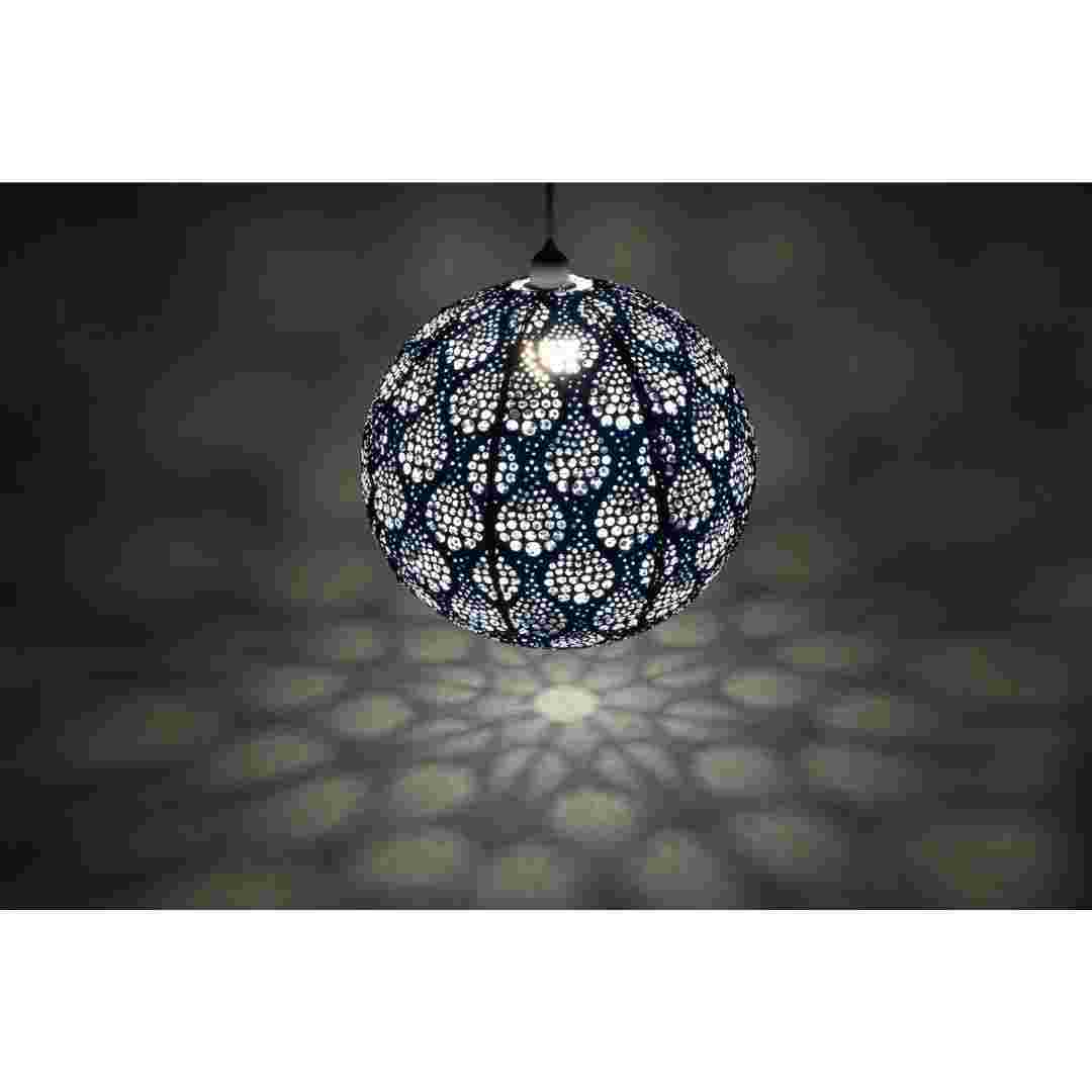Allsop Marine Blue Allsop Dewdrop 18" Globe Soji Stella Nova Pendant Lamp ASP-32631