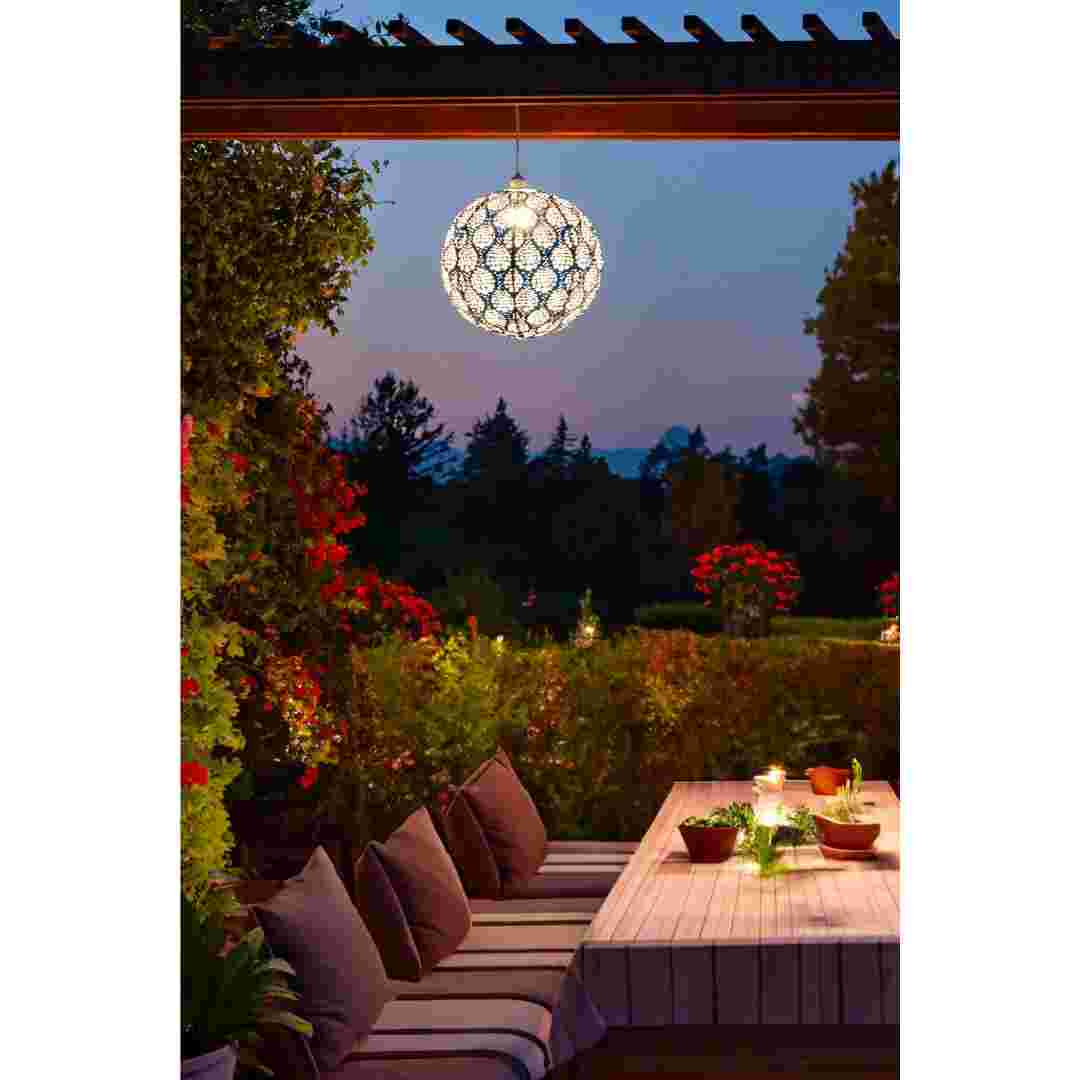 Allsop Marine Blue Allsop Dewdrop 18" Globe Soji Stella Nova Pendant Lamp ASP-32631