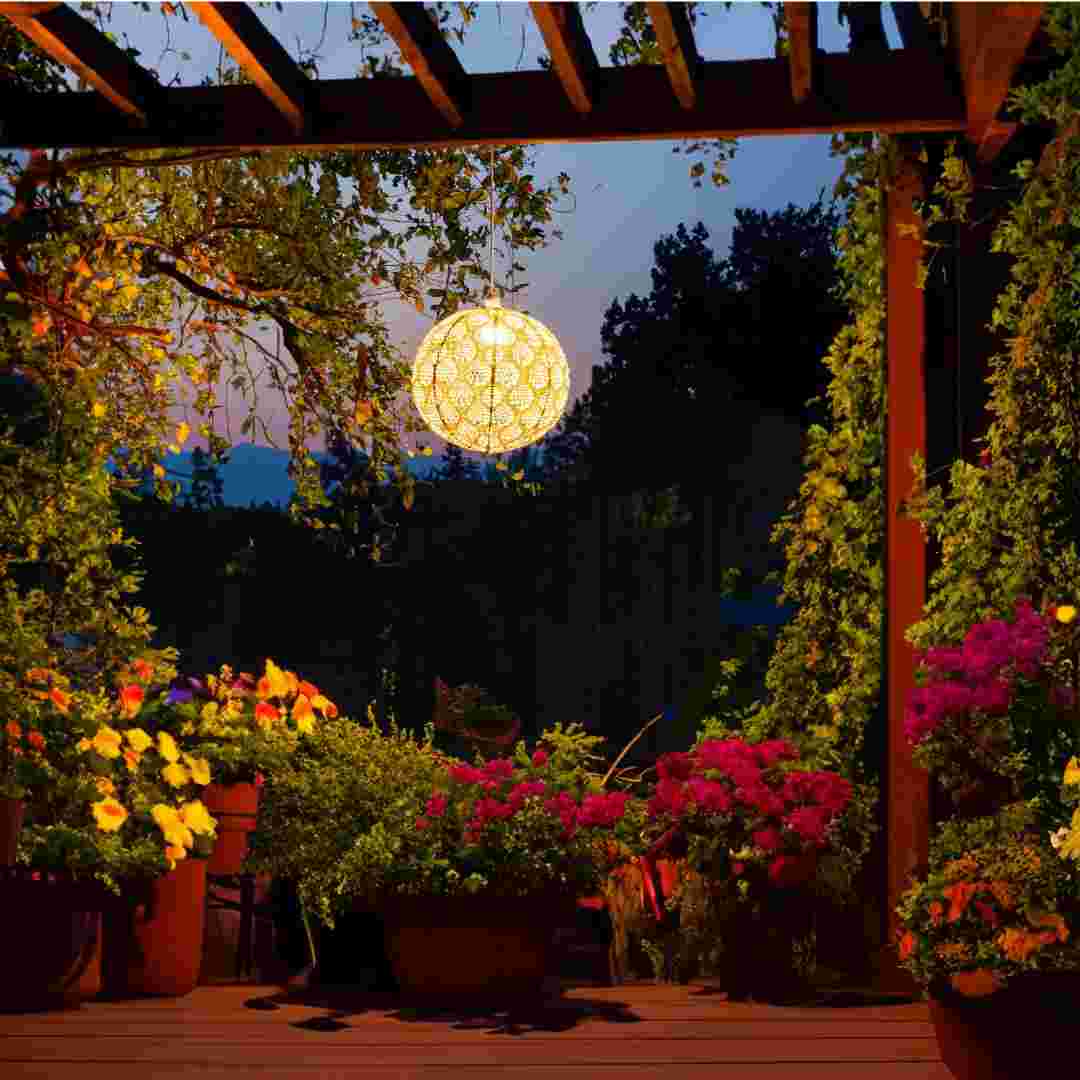 Allsop Bronze Allsop Dewdrop 18" Globe Soji Stella Nova Pendant Lamp ASP-32633