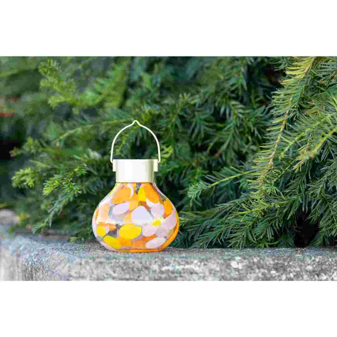 Allsop Mai Tai Allsop Tea Lantern Hand Blown Glass Solar Lantern ASP-32805