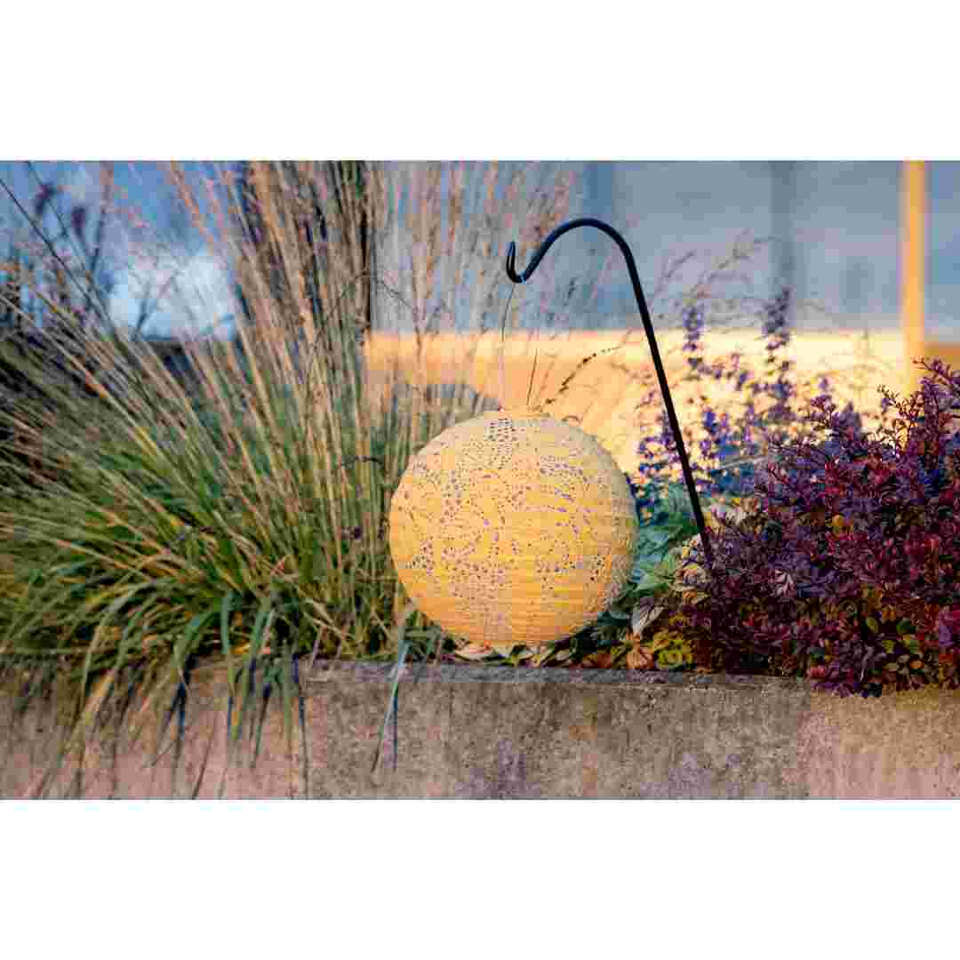 Allsop Marigold Allsop Monstera 12" Globe Soji Stella Solar Lantern ASP-32810