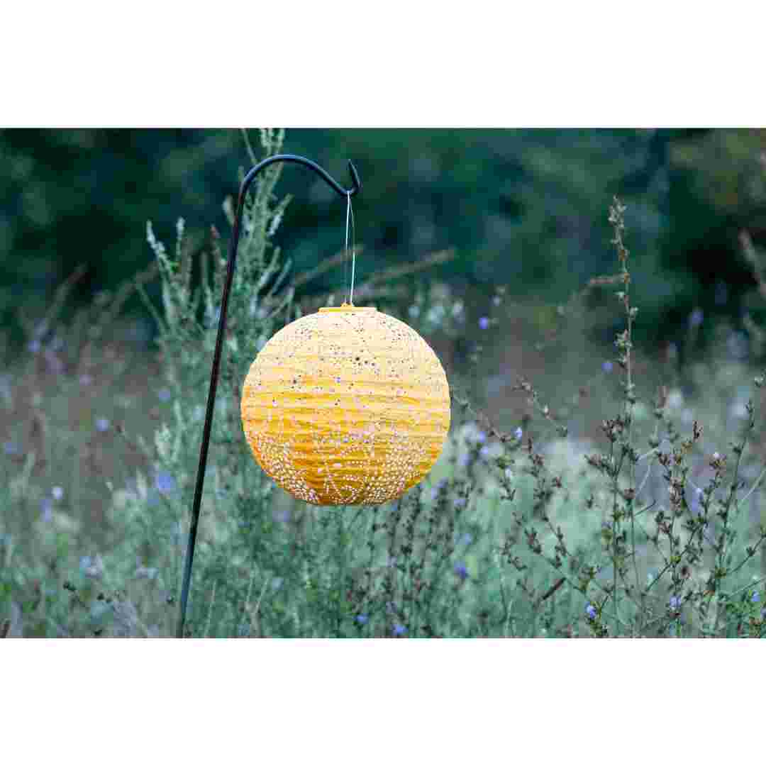 Allsop Marigold Allsop Monstera 12" Globe Soji Stella Solar Lantern ASP-32810