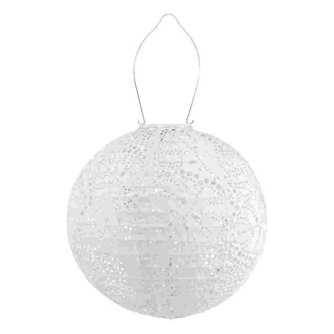 Allsop Porcelain Allsop Monstera 12" Globe Soji Stella Solar Lantern ASP-32811