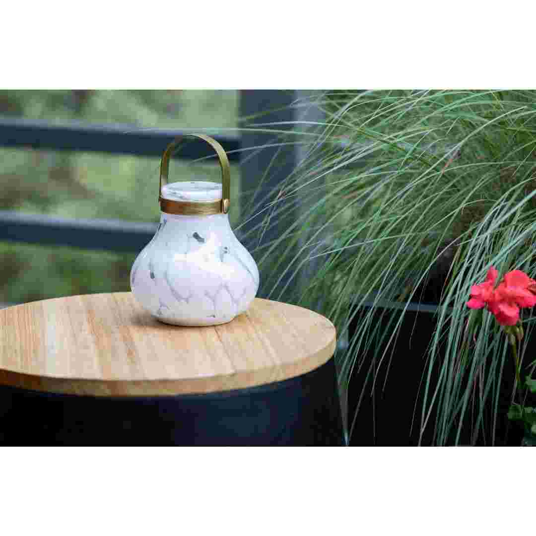 Allsop White Allsop Moondrop Tea Lantern Portable Lighting (Non-Solar Rechargeable) ASP-32821