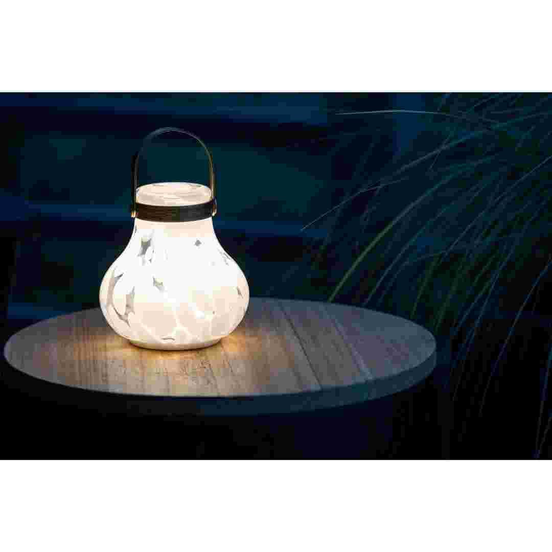 Allsop White Allsop Moondrop Tea Lantern Portable Lighting (Non-Solar Rechargeable) ASP-32821