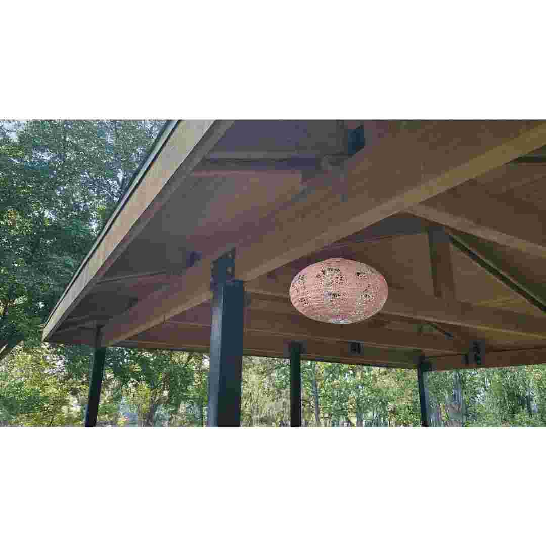 Allsop Clay Allsop Stella Luxe Yarrow 14" x 8.9" Oval Lantern (Non-Solar) ASP-32824