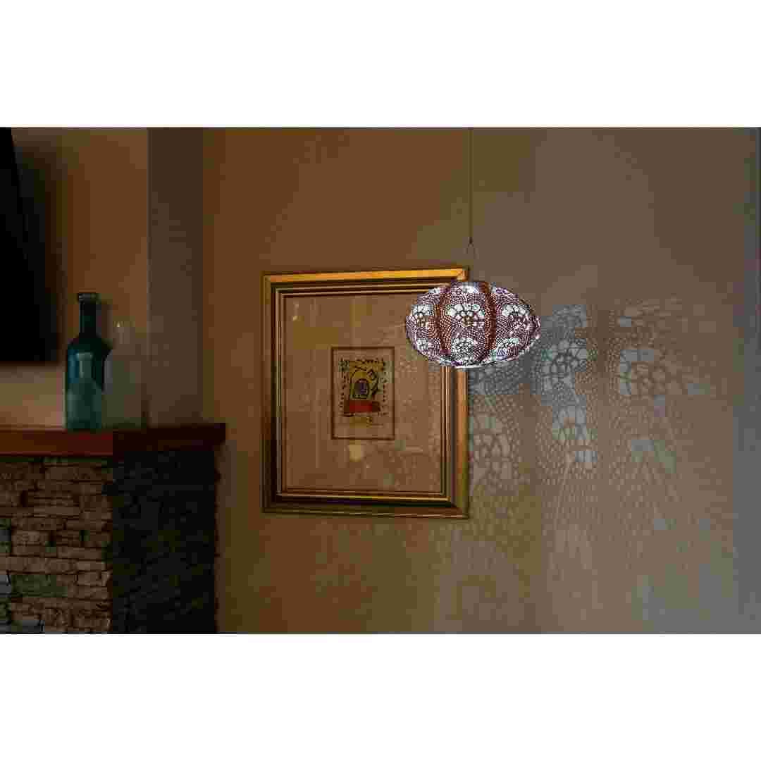 Allsop Clay Allsop Stella Luxe Yarrow 14" x 8.9" Oval Lantern (Non-Solar) ASP-32824