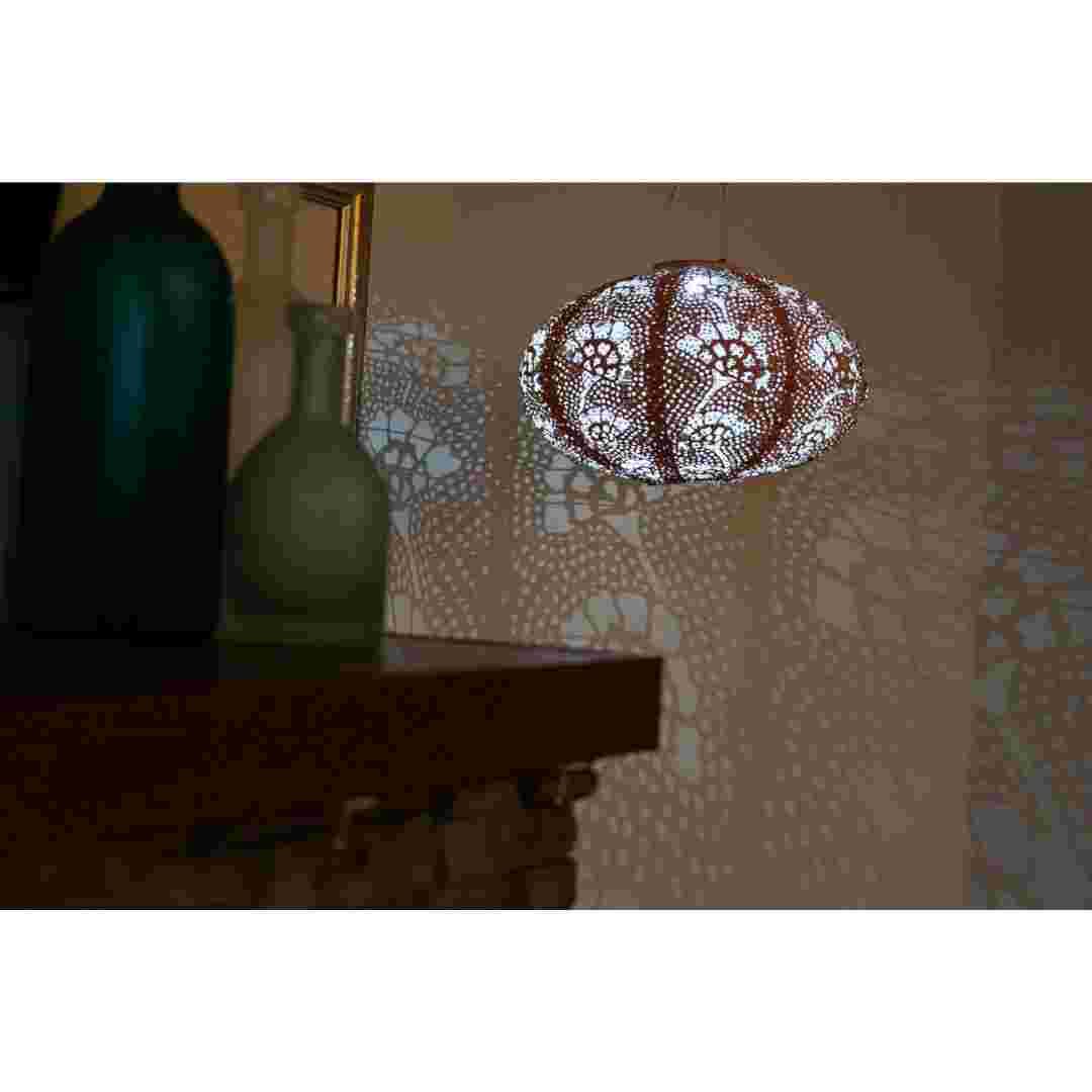 Allsop Clay Allsop Stella Luxe Yarrow 14" x 8.9" Oval Lantern (Non-Solar) ASP-32824