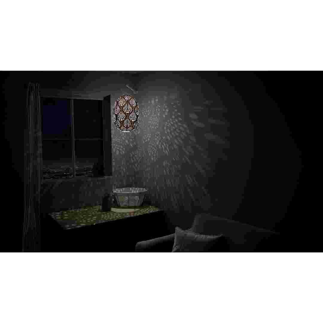 Allsop Copper Allsop Stella Luxe Dewdrop 9.6" x 13.4" Barrel Lantern (Non-Solar) ASP-32825