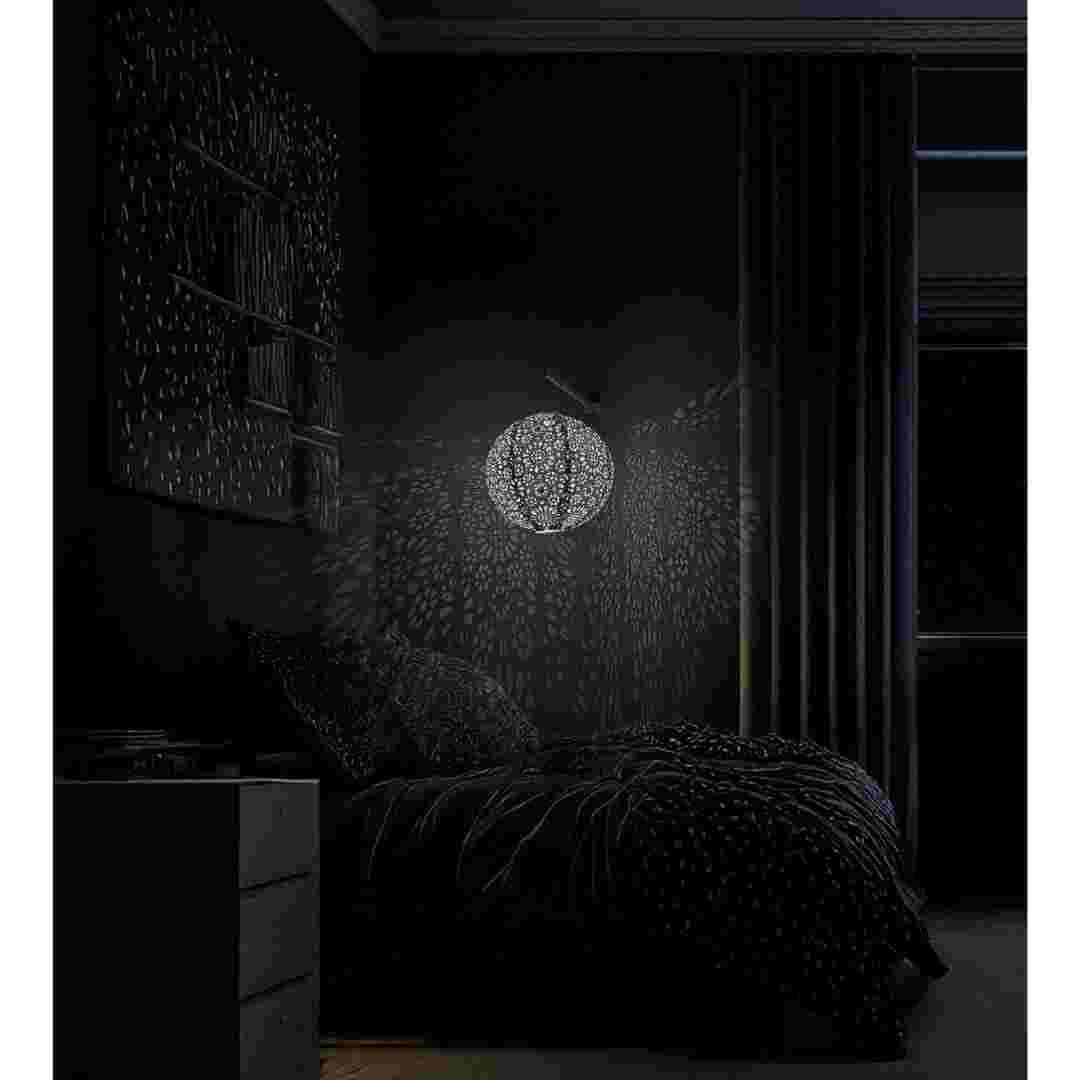 Allsop Porcelain Allsop Stella Luxe Chantilly Lace 12" Globe Lantern (Non-Solar) ASP-32826