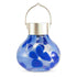 Allsop Periwinkle Allsop Tea Lantern Hand Blown Glass Solar Lantern ASP-32860