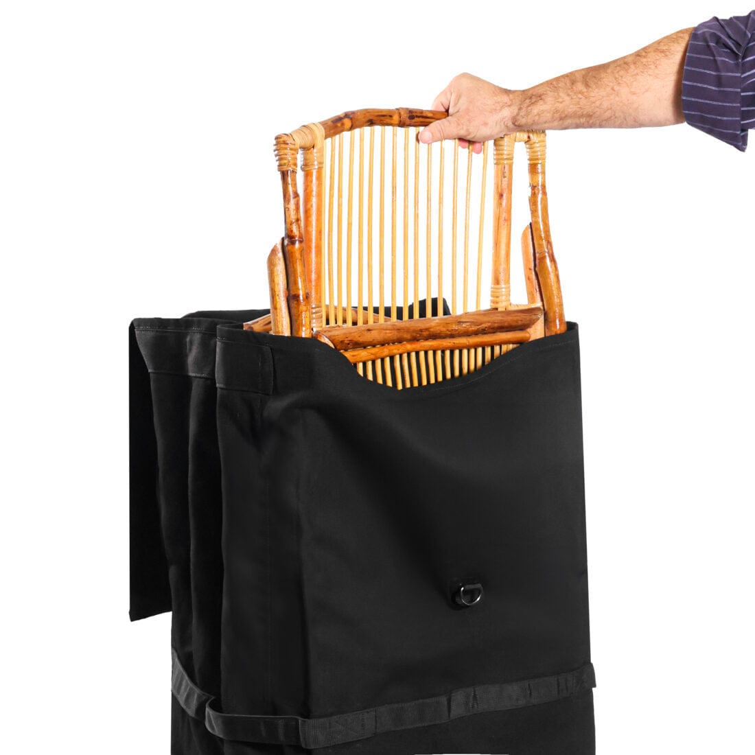 Chivari Carrying and Storage Bag for Bamboo Folding Chairs P-BAGFCBAM-4-4C-AX-T