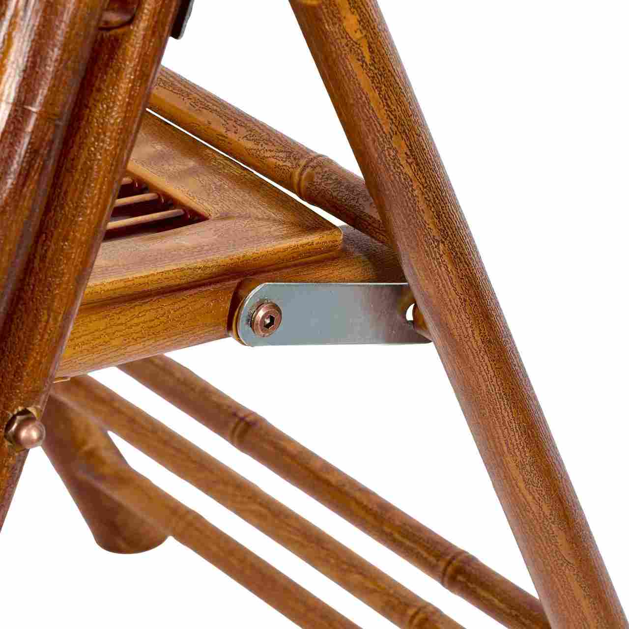 Chivari Synthetic Bamboo Folding Chair with Steel Skeleton™ Frame and Carry Bag CFBAM2-ST-AX