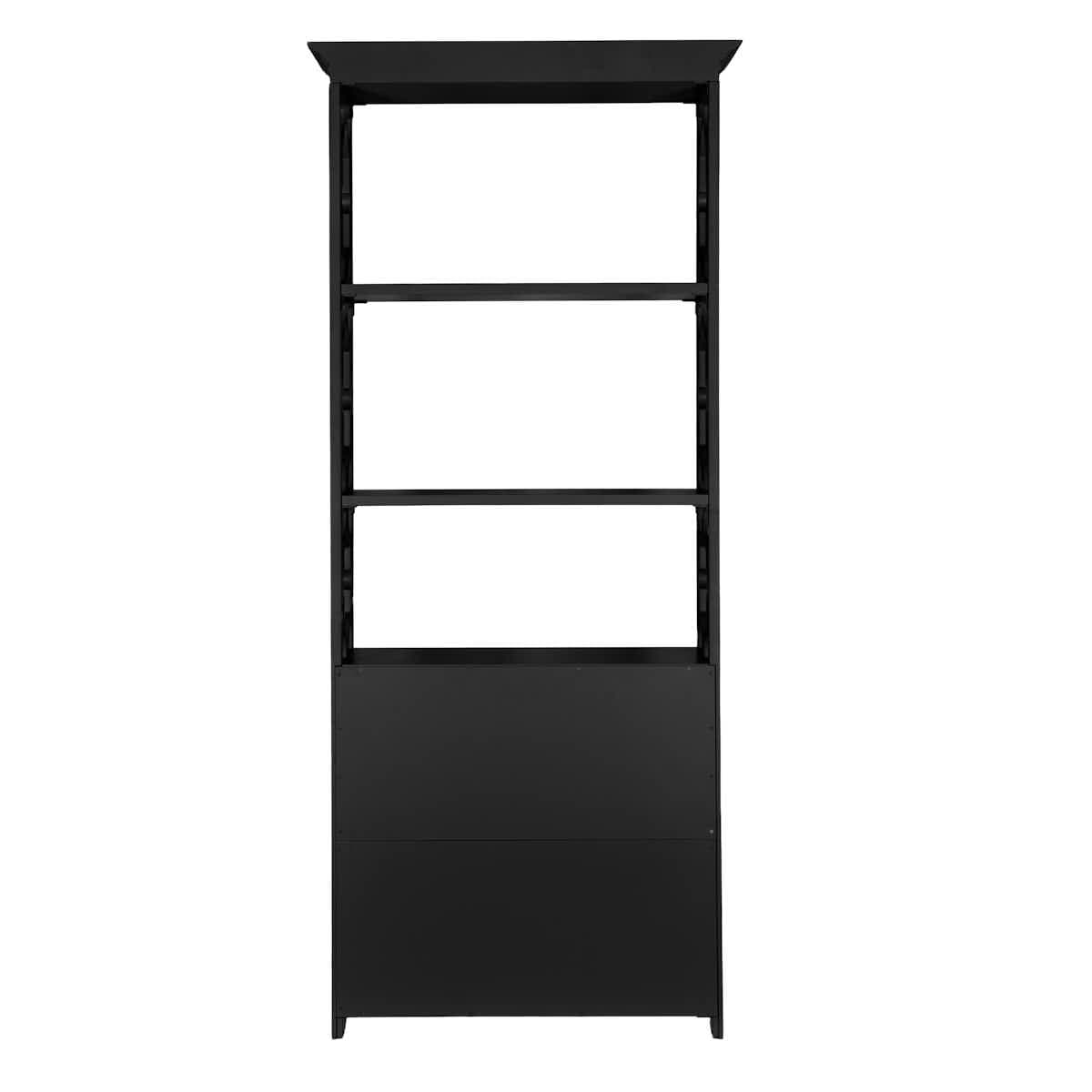 Chivari Black Back Bar Shelving Unit 88