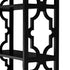 Chivari Black Back Bar Shelving Unit 88" Tall - Moroccan Style 4 Tiers BAR-BACK-MRBL-KT-AX