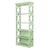 Chivari Sage Green Back Bar Shelving Unit 88" Tall - Moroccan Style 4 Tiers BAR-BACK-MRSG-KT-AX
