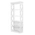 Chivari White Back Bar Shelving Unit 88" Tall - Moroccan Style 4 Tiers BAR-BACK-MRWH-KT-AX