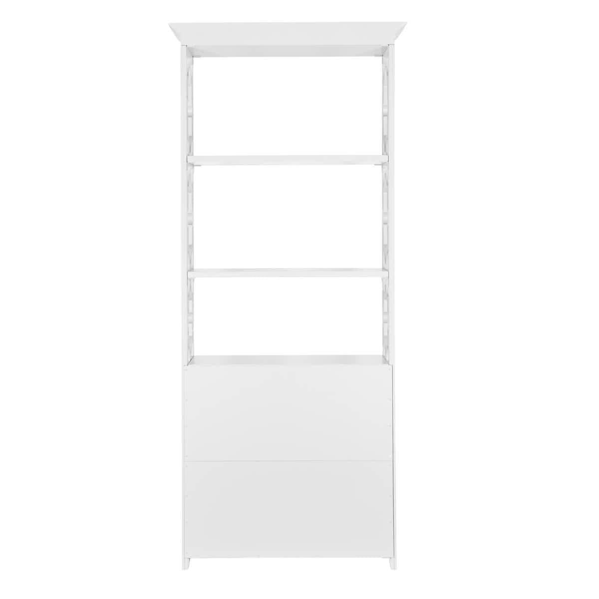 Chivari White Back Bar Shelving Unit 88