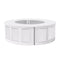 Chivari 28' White Portable Folding Bar - 4 Piece Set Three Panel Front - Manhattan BAR-CFG-WHT-B1-KT