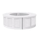 Chivari 28' White Portable Folding Bar - 4 Piece Set Three Panel Front - Manhattan BAR-CFG-WHT-B1-KT