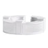 34' White Portable Folding Bar - 7 Piece Set Single Panel Front - Margarita