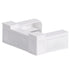22' White Portable Folding Bar - 5 Piece Set Reversible Panel Front - Spritz