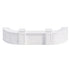 Chivari 24' White Portable Folding Bar - 5 Piece Set Three Panel Front - Mimosa BAR-CFG-WHT-F1-KT