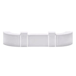 24' White Portable Folding Bar - 5 Piece Set Single Panel Front - Mimosa