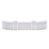 24' White Portable Folding Bar - 5 Piece Set Single Panel Front - Mimosa