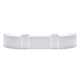 24' White Portable Folding Bar - 5 Piece Set Single Panel Front - Mimosa