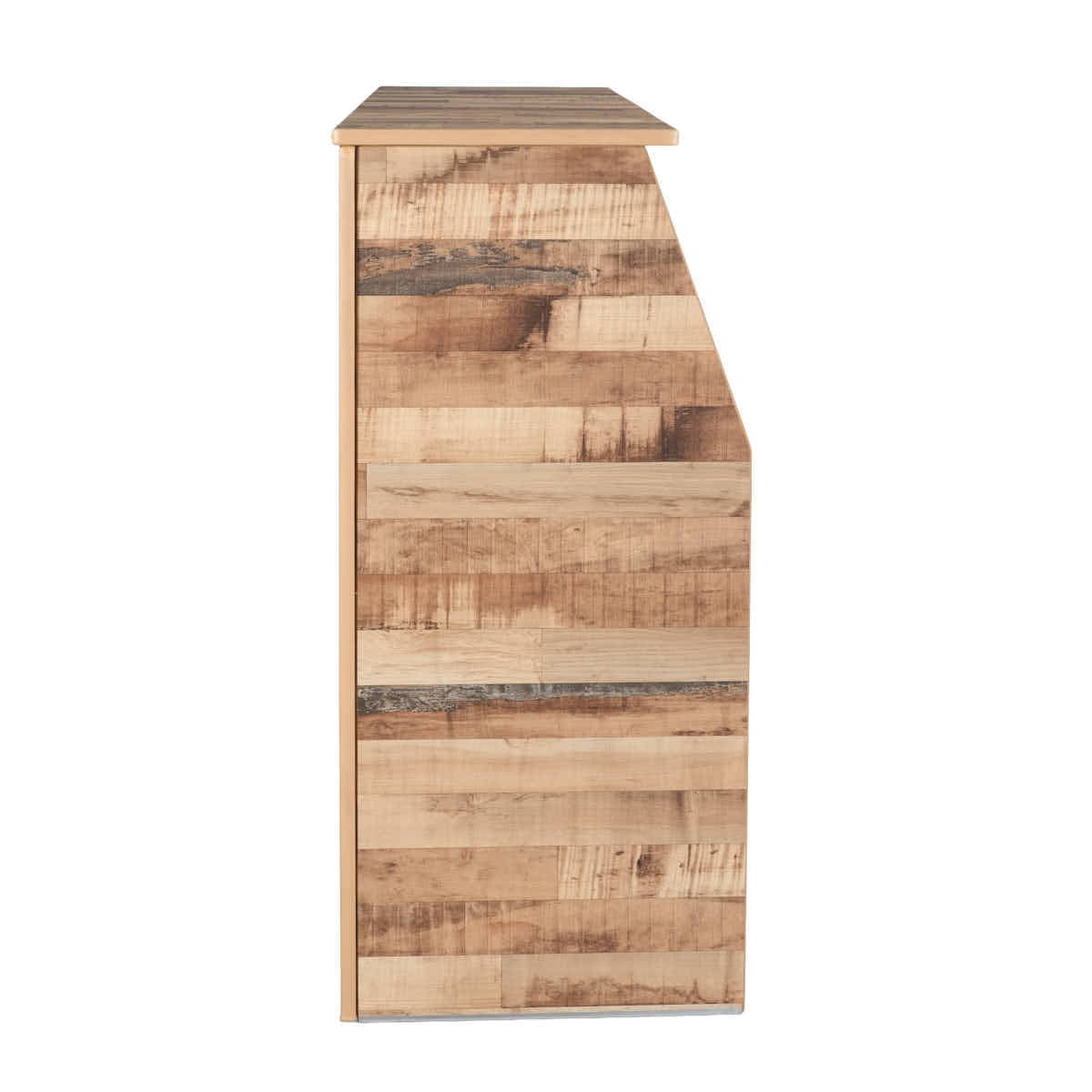 Chivari Rustic 42″ Tall x 48″ Long Portable Folding Bar BAR-FOLD-48-RUSTIC-AX-T