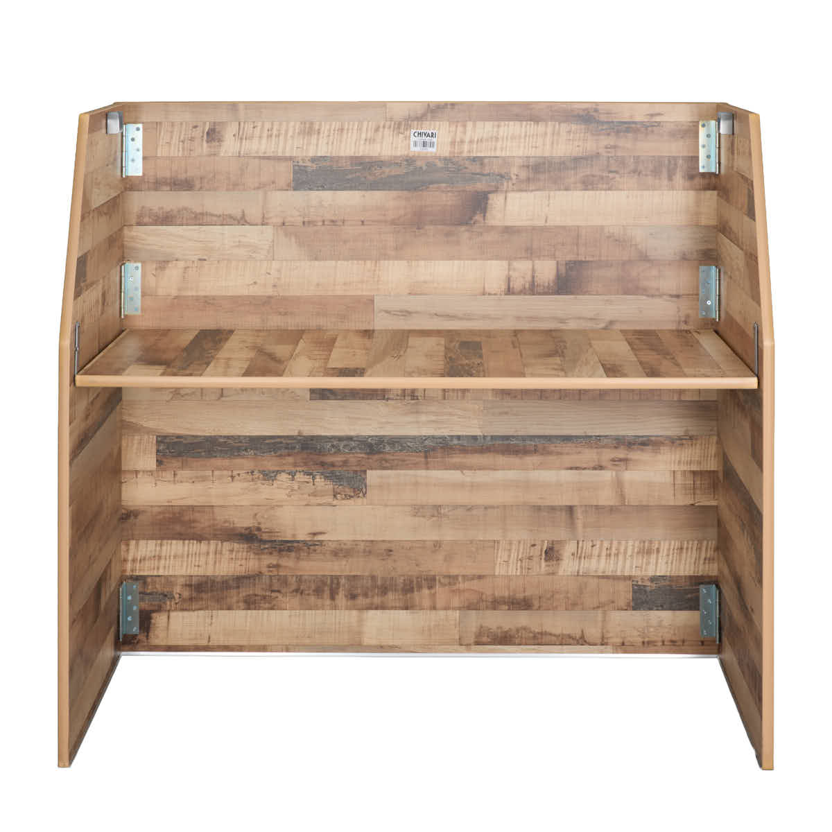 Chivari Rustic 42″ Tall x 48″ Long Portable Folding Bar BAR-FOLD-48-RUSTIC-AX-T