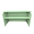 Chivari 6' Sage Green Portable Folding Bar with HPL Reversible Front, Top & Shelf BAR-FOLD-72KIT-SG-AX-T