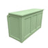 Chivari 6' Sage Green Portable Folding Bar with HPL Reversible Front, Top & Shelf BAR-FOLD-72KIT-SG-AX-T