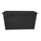 Chivari 6' Black Portable Folding Bar with HPL Reversible Front, Top & Shelf BAR-FOLD-72KIT-BLK-AX-T