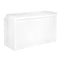 6' White Portable Folding Bar with HPL Reversible Front, Flush Top & Shelf