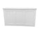 Chivari 6' White Portable Folding Bar with HPL Reversible Front, Top & Shelf BAR-FOLD-72KIT-WHT-AX-T