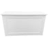 22' White Portable Folding Bar - 5 Piece Set Reversible Panel Front - Spritz