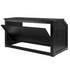 Chivari 7' Black Portable Folding Bar with Reversible Front BAR-FOLD-84KTR-BLK-AX-T