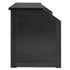 Chivari 7' Black Portable Folding Bar with Reversible Front BAR-FOLD-84KTR-BLK-AX-T