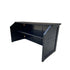 Chivari 7' Black Portable Folding Bar with Reversible Front BAR-FOLD-84KTR-BLK-AX-T