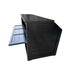 Chivari 7' Black Portable Folding Bar with Reversible Front BAR-FOLD-84KTR-BLK-AX-T